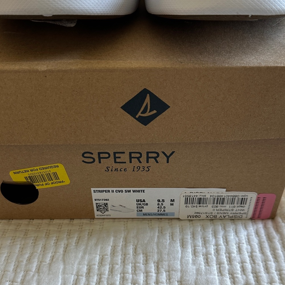 Sperry White Canvas Sneakers - Picture 2 of 3